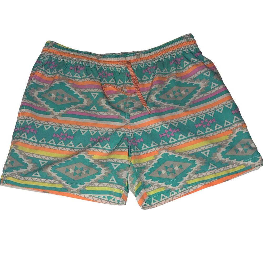 Chubbies Classic En Fuego Aztecan Swim Shorts Trunks Small